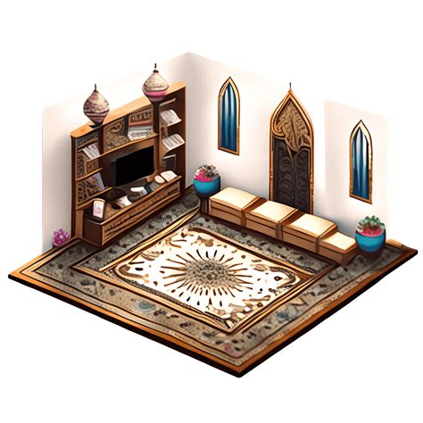 Virtual Studio for Quran Recitation 16x9 · Creative Fabrica