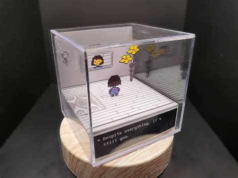 Undertale Despite Everything It S Still You Diorama Cube Template D