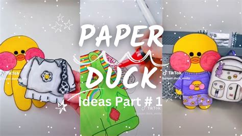 Paper Duck Ideas Cute Paper Duck Compilation Part 1 ☁️🌊 Youtube