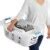 Rubbermaid Bushel Small Hip Hugger Plastic Laundry Basket White