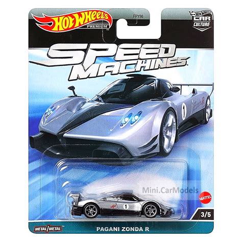 Hot Wheels Premium Pagani Zonda R Speed Machines Novo Lacrado