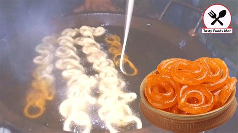 amazing tasty street foods street jalebi recipe asian traditional