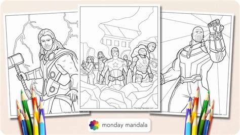 30 Marvel Avengers Coloring Pages Free Pdf Printables