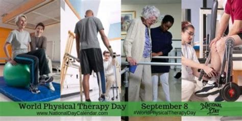 World Physical Therapy Day September 8 National Day Calendar