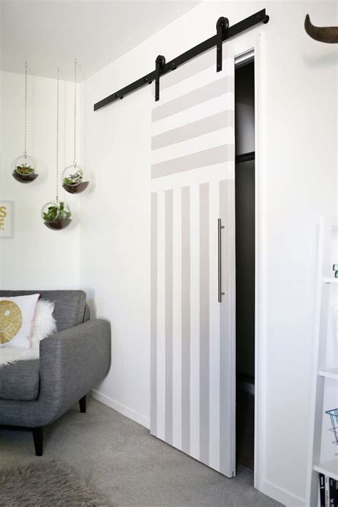 Remodelaholic | 40+ Ways to Update Flat Doors and Bifold Doors