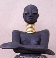 Afrikanerin Raku Figur Von Margit Hohenberger Keramik Kunst