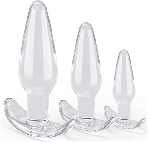 Greenpinecone Analplugs St Ck Set Transparenter Buttplugs Silikon Analkugeln Anal Butt Plug