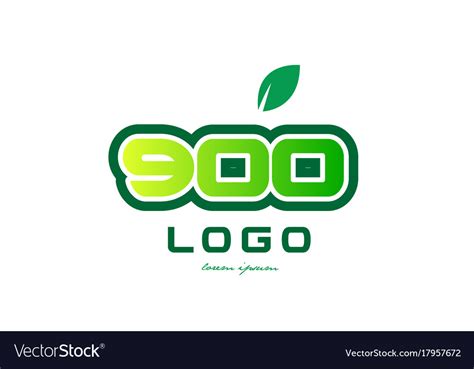 number  numeral digit logo icon design vector image