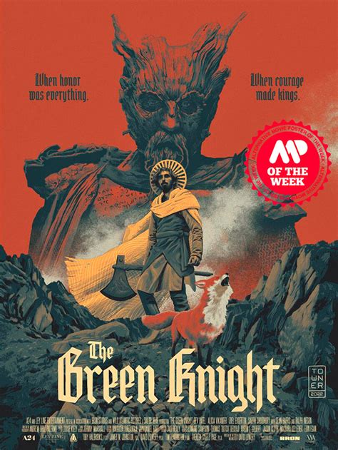 The Green Knight by Chris Towner - Home of the Alternative Movie Poster -AMP-