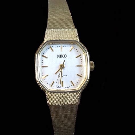 Niko Vintage 1970's Gold Tone Octagonal Face | Etsy Australia | Gold ...