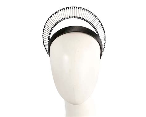 Bespoke Black Headband Fascinator By Cupids Millinery Online In