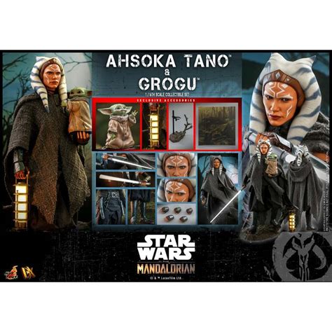 k咩咩Q 全新 Hot Toys 星際大戰 DX 豪華版 亞蘇卡 Ahsoka 格羅古 Grogu 蝦皮購物