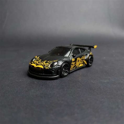 Jual Hadiah Anak Murah Hot Wheels Loose Hotwheels Porsche Gt Rs Velg Hitam Kondisi Bagus Di