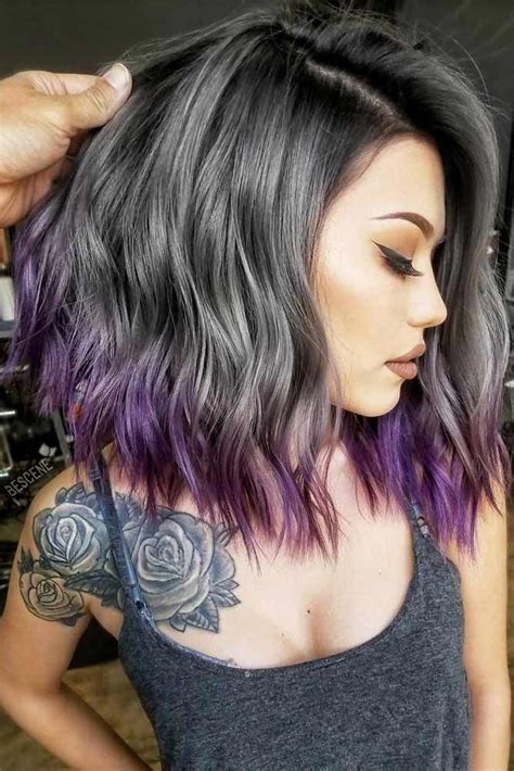 24 Fascinating Purple Highlights To Add More Colors To Your Life Colored Hair Tips Purple