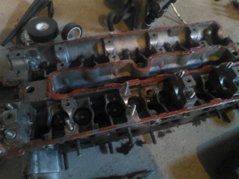 ГБЦ крышки валов с болтов на шпильки — Opel Omega B, 2 л, 1995 года ...