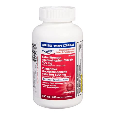 Equate Extra Strength Acetaminophen Pain Relief Liquid Cherry Flavor