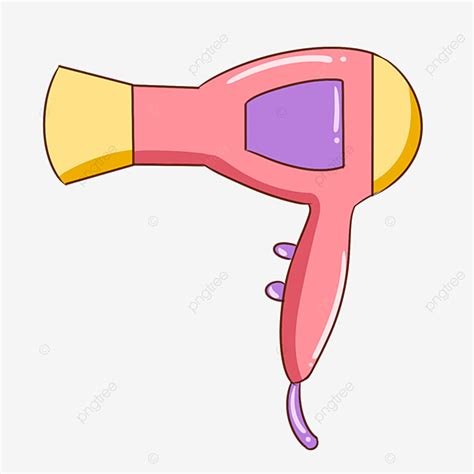 Hair Dryer Clipart Hd Png Yellow Hair Dryer Illustration Yellow Hair