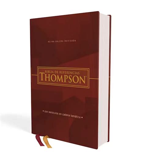 Biblia De Referencia Thompson Rvr Tapa Dura Roja Libreria Peniel