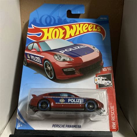 Hot wheels 風火輪小汽車 porsche panamera polizei 警察車 保時捷 蝦皮購物