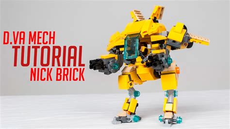 Tutorial: LEGO D.Va Mech - Legendary B.Va Skin - Overwatch - YouTube