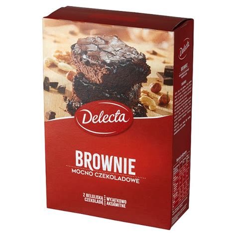 Delecta Brownie Mocno Czekoladowe Mieszanka Do Wypieku Ciasta 550 G 1