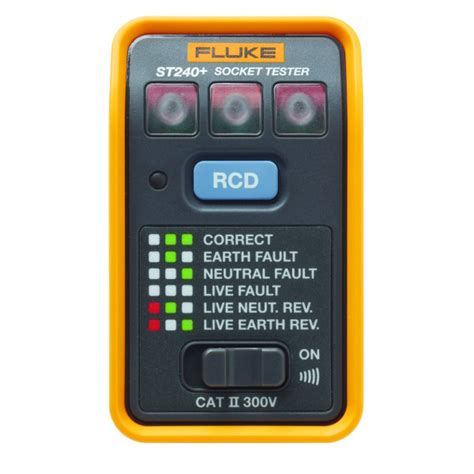 Fluke St Rcd Socket Tester With Beeper