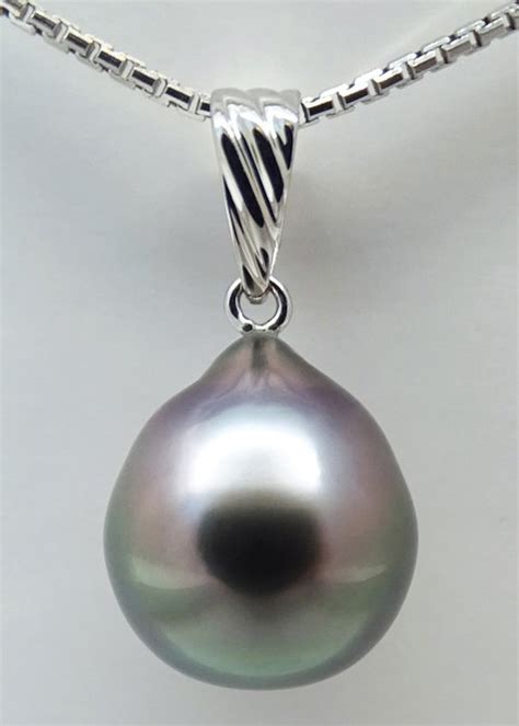 No Reserve Price Tahitian Pearl Silvery Blue Rainbow Catawiki