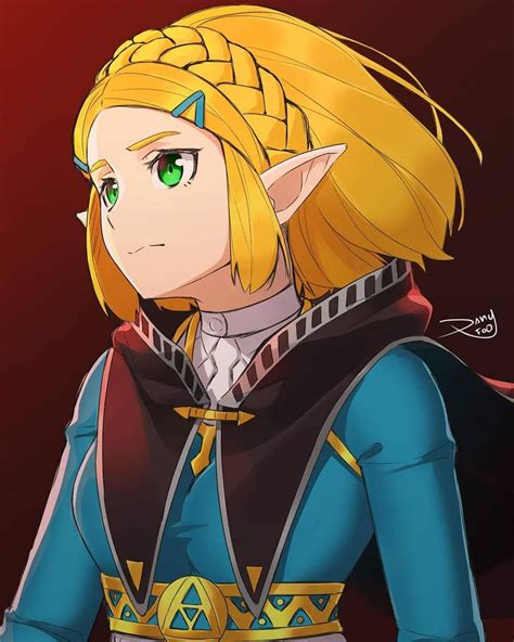 Legend Of Zelda Breath Of The Wild Sequel Art Princess Zelda Botw 2 Danyfooart Legend