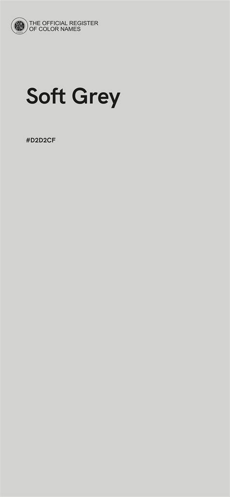 soft grey color ddcf  official register  color names