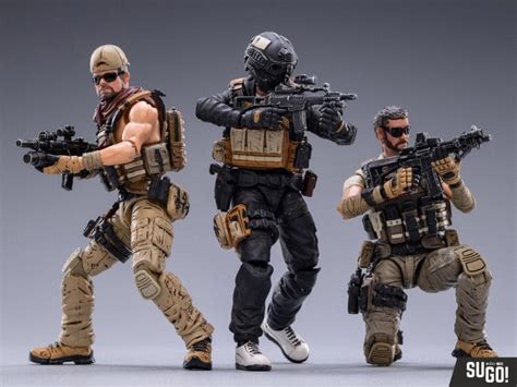 Joy Toy Hardcore Coldplay Mercenary Trio Scale Set Of Figures Sugo Toys Australian