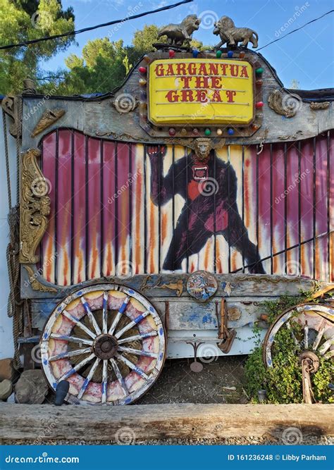 Gorilla Cage at Hidden Treasures Editorial Stock Photo - Image of