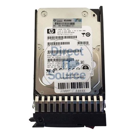 HP EH0146FARUB 146GB 15K SAS 6 0Gbps 2 5 Hard Drive