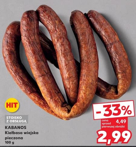 Kie Basa Wiejska Kabanos Taniej Promocja Kaufland Ding Pl