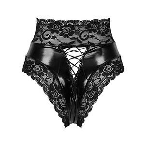 Inlzdz Perizoma Aperto Donna Sexy Hot Slip Mutandine Biancheria Intima In Pizzo Con Fiocco G