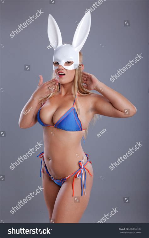 Blonde Sexy Bunny Costume Stock Photo 787857439 Shutterstock