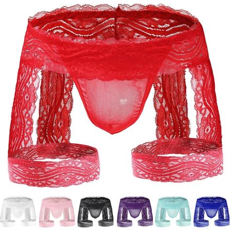 PANTALON LINGERIE FIT Knickers Culotte Extensible Homme Sous V Tements Sexy Mai EUR 9 05