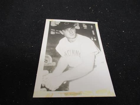 Lot Detail Ted Kluszewski Cincinnati Redlegs Original News Photo