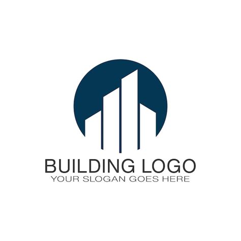 Premium Vector Abstract Building Structure Logo Design Real Estate