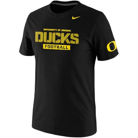 Nike Oregon Ducks Practice Team T Shirt Black