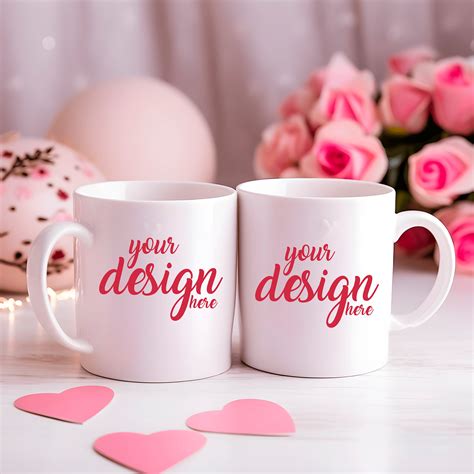 Valentines Day Mug Coffee Mug Mockup Valentines Day Couples Coffee