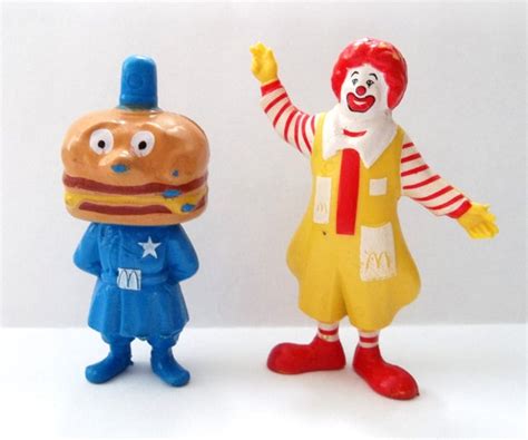 1980s Mcdonalds Happy Meal Toys Ronald Mcdonald By Popculturelle