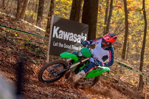 Prova Kawasaki Kx X My Da Oggi Lenduro Pi Green Xoffroad