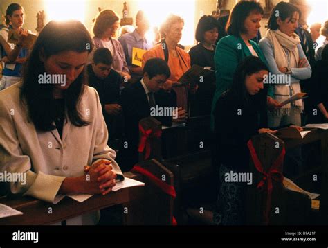 St Josephs Catholic Church Confirmation At Pentecost Confession During