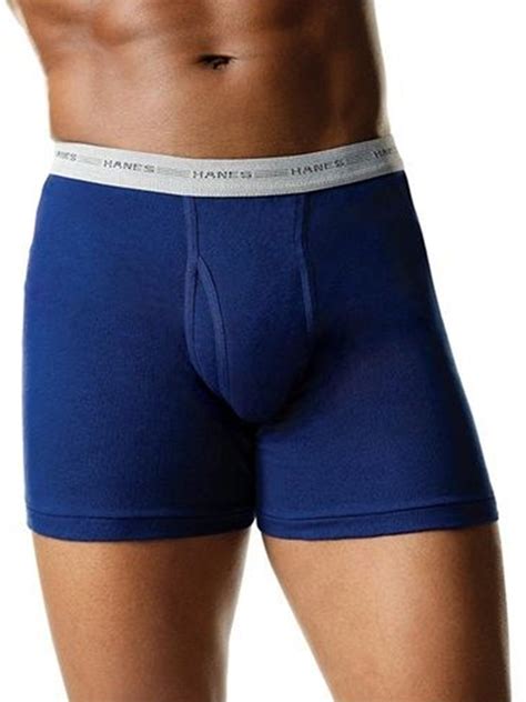 Hanes Mens Comfort Flex Waistband Boxer Briefs 4 Pack