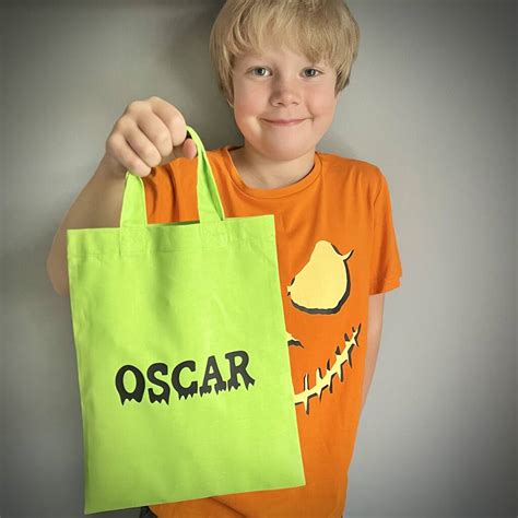 Personalised Filled Halloween Party Bags By Alphabet Bespoke Creations