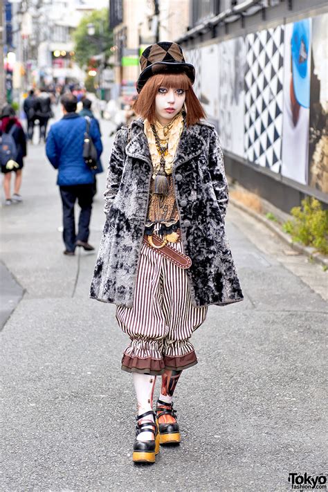 Harajuku Girl In Kiki Rara Shoten Corset Dangerous Nude Miho Matsuda Tokyo Fashion