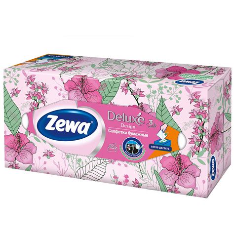Салфетки косметические "Zewa Deluxe", 90 шт 9042850 купить в Минске ...
