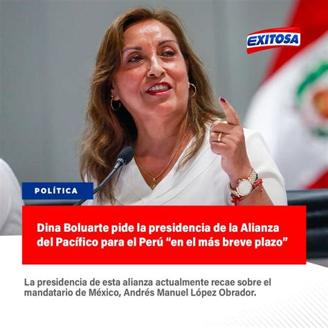 Exitosa Noticias On Twitter 🔴🔵 La Presidenta Dina Boluarte Solicitó