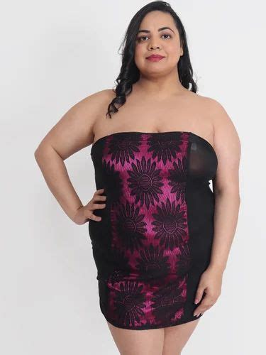 Plus Size Sexy Pink Bridal Babydoll Bikini Dress For Honeymoon Bb C At Rs Baby Doll