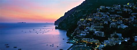 Panoramic Images's Positano Italy Sunset Canvas Art Prints | Fine Art ...